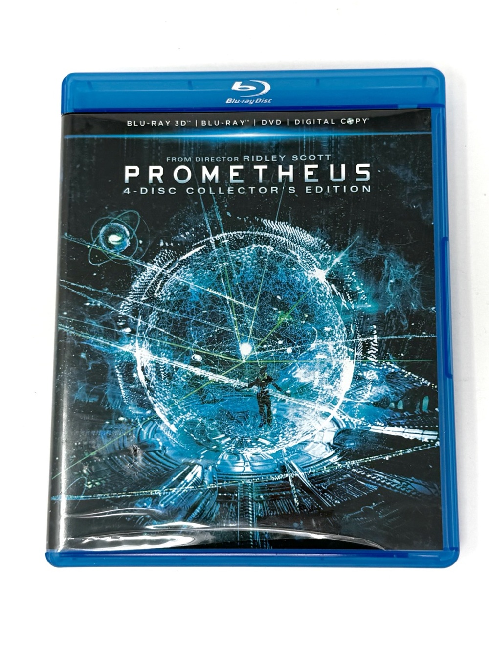 Prometheus Blu-ray 4 Disc Collector’s Edition Sci Fi Blue & Black